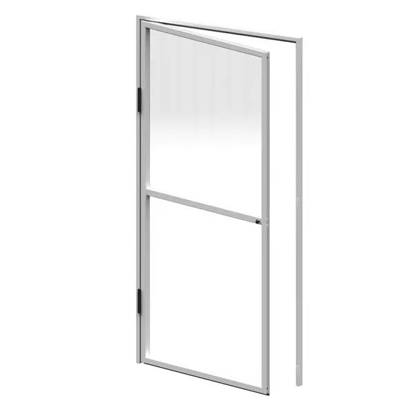 Mosquitera abatible en puerta